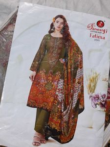 Embroidered unstitched kurta suit material