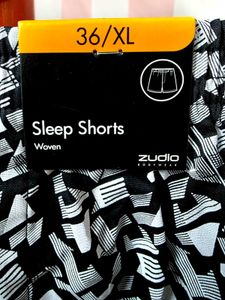 Zudio Printed Sleep Shorts Pack of 2