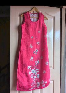 [SOLD] Unique Yellow Shirt and pink Biba kurta