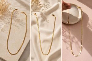 Elegant Gold Chain Necklace