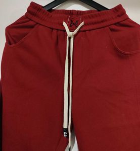 Comfortable Red Wide Leg Pants
