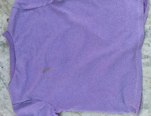 Sparkly Lavender Twist Top