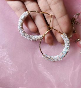 Sparkling Hoop Earrings