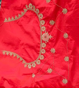 Elegant Red &amp; Green  long gown