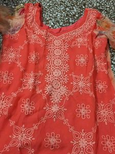 Orange Kurta Set with Dupatta🧡