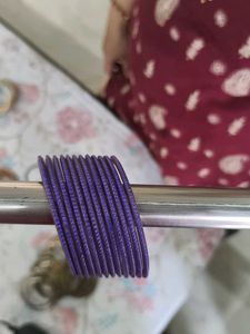 Vibrant Purple Bangles Set