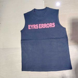 Sleeveless Eye Graphic T-Shirt