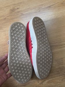 Red Adidas Casual Sneakers