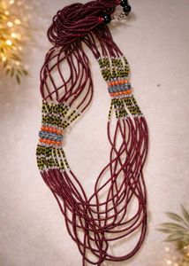 Bohemian Beaded Statement Necklace
