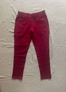 Maroon Jeggings