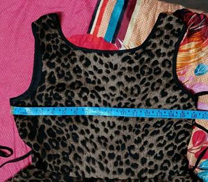 Stylish Chic Leopard Print Mini Dress