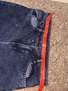Stylish Ripped Blue Jeans