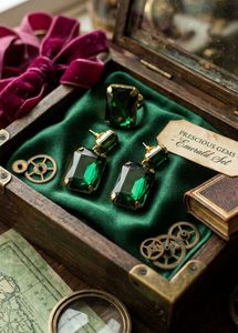 New Combo of Emerald  Earrings And Ring