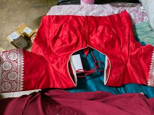 Red Ethnic Blouse