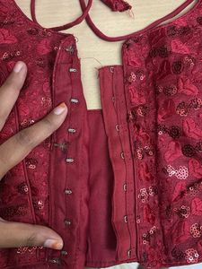 Embroidered Silk Blouse