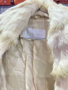 Fur Collar Checkered Jacket