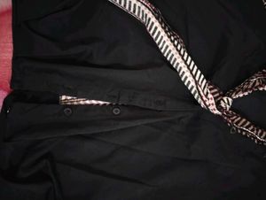 Stylish Black top with Unique neck design