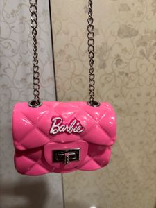 Barbie Pink Quilted Chain Bag
