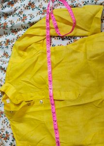 Bright Yellow Kurta