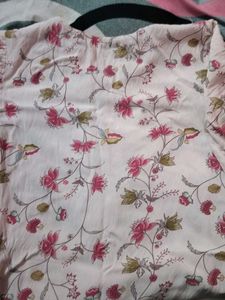 Floral Print Kurta