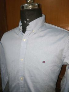 Tommy Hilfiger Blue Button-Down Shirt