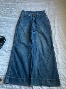 Wide Leg Denim Jeans