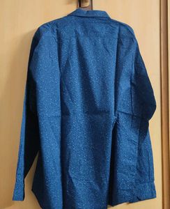 Stylish Blue Patterned Shirt