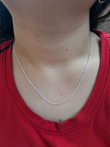 Elegant Silver Chain Necklace