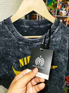 NIRVANA EDITION ACID WASH BOXY FIT TEE 🔥😎🔥