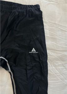 Men's Black Athletic Leggings