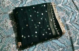Stunning Emerald Green Lehenga Choli