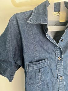 90’s Denim Half Sleeve Shirt