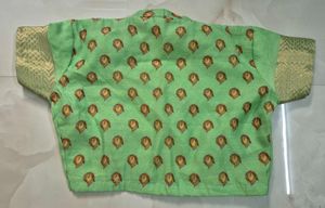 Green Printed Blouse