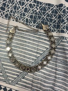 Boho Mirror Work Choker Necklace