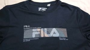 Fila Black T-Shirt Medium