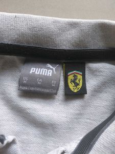 ORIGINAL Puma X Ferrari Grey Polo Tshirt
