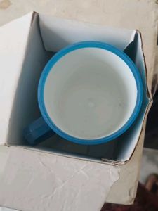 Vibrant Blue plastic Mug