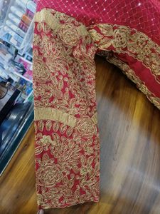 Elegant Red &amp; Gold Ethnic Suit size L