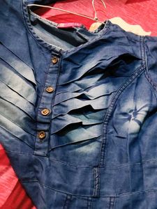 Denim midi Dress