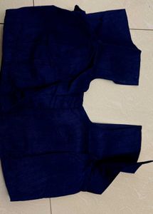 Elegant Navy Blue Blouse tailor stiched