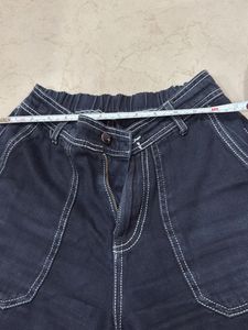 Black casual cargo pants