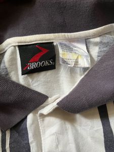 Retro Striped Polo Shirt