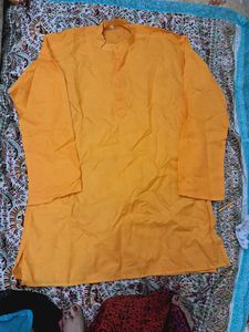 New MEN KURTA  YELLOW