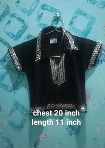 Sparkling Sequin Black Shirt
