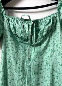 urbanic green slit dress New