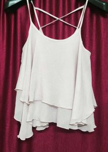 Tiered Strappy Camisole Top (XS-S)