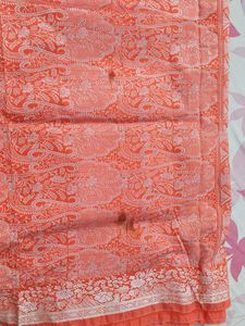 Pink Colour Saree in Good Condition For Sale
