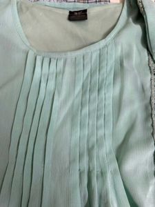 Mint Green Embellished Top