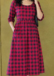 2 Pocket Red & Black Checkered