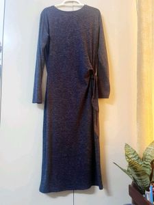 Cozy Knit Wrap Dress